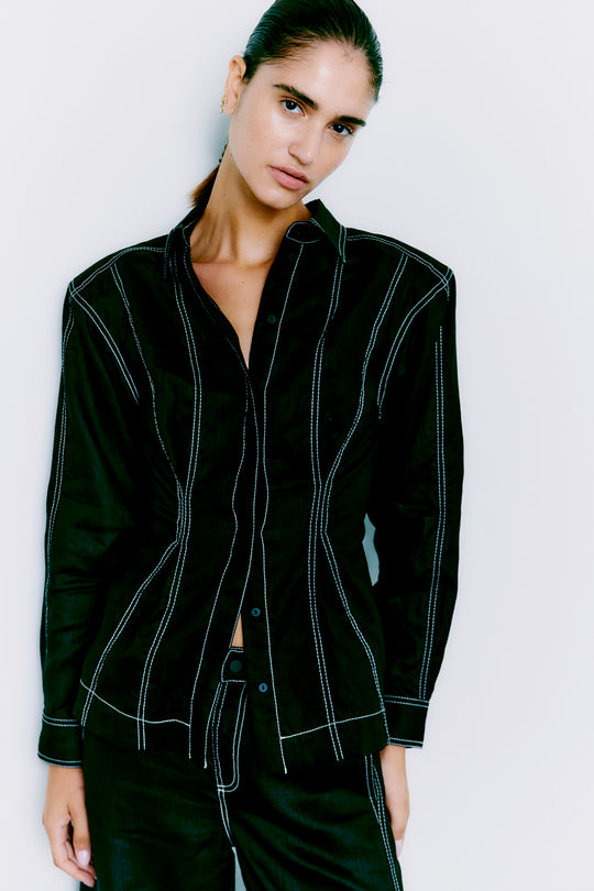 CMNATULI - SKJORTE I SORT