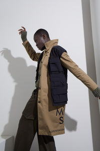CMPLOT - FRAKKE MED LOGO I BEIGE