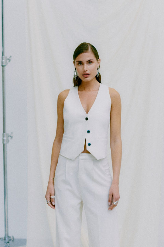 CMTAILOR - VEST I RÅHVID