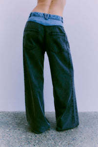 CMCHARLEE - DENIMJEANS I SORT OG BLÅ