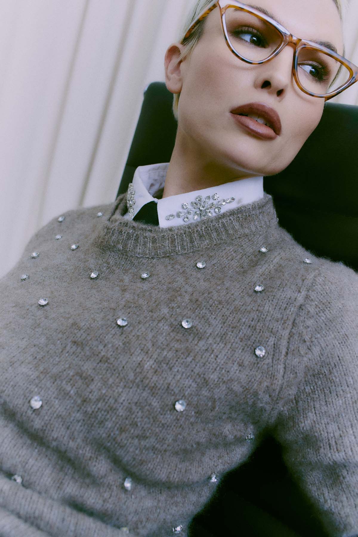 CMDIAMOND - PULLOVER I BEIGE