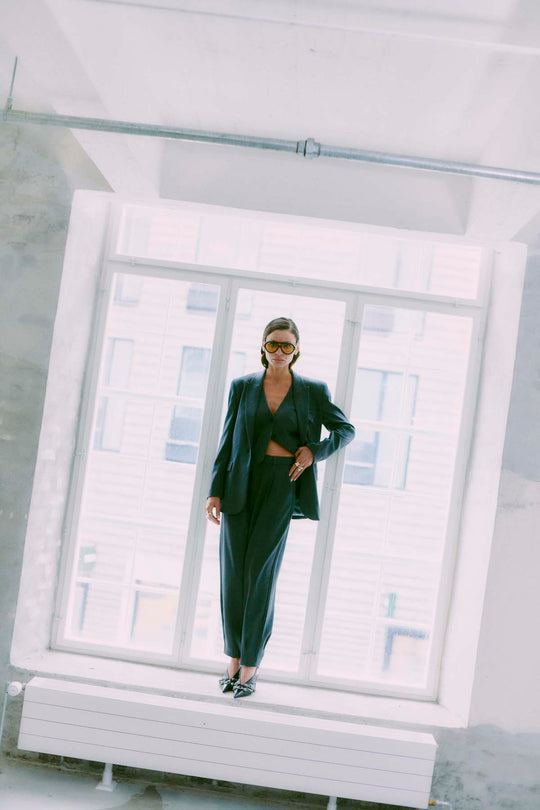 CMTAILOR - ANKELBUKSER I GRÅ