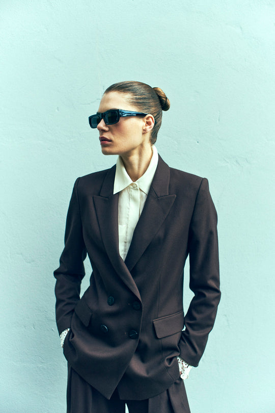 CMTAILOR - BLAZER I BRUN