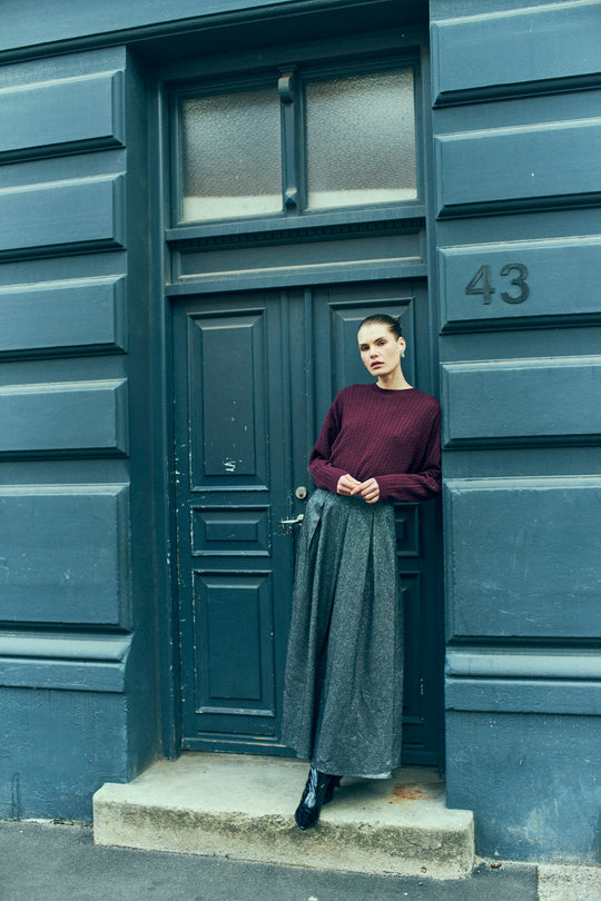 CMSHINMI - NEDERDEL MED GLIMMER I SORT