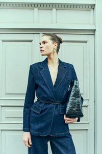 CMJEAN - DENIM BLAZER I BLÅ