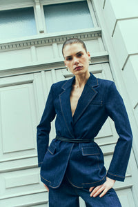 CMJEAN - DENIM BLAZER I BLÅ