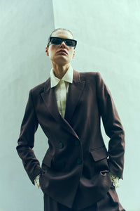 CMTAILOR - BLAZER I BRUN