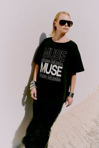 CMMUSE - T-SHIRT I SORT