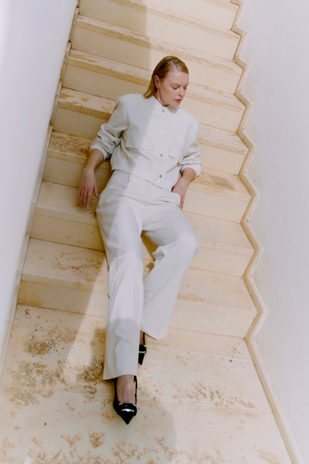 CMTAILOR - BOMBERJAKKE I RÅHVID