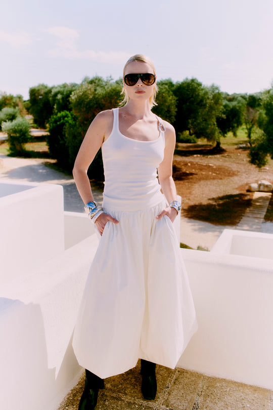 CMSIV - TOP MED SPÆNDEDETALJE I RÅHVID