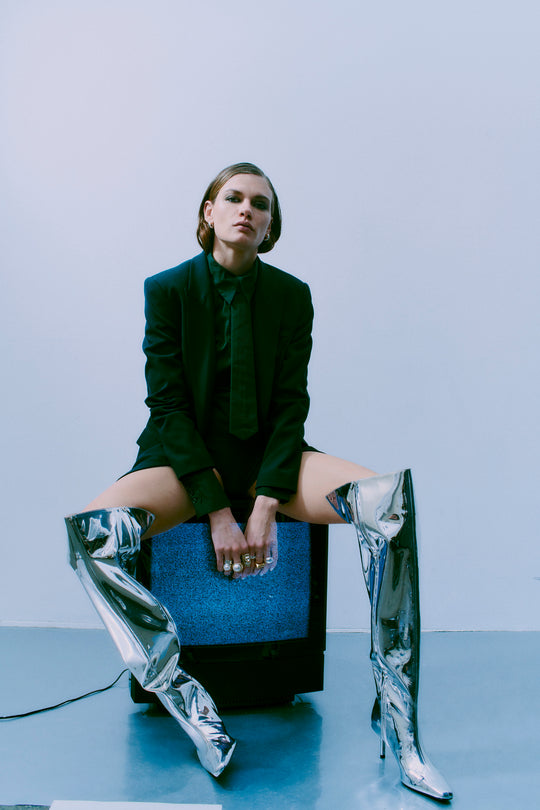 CMTAILOR - BLAZER I GRØN