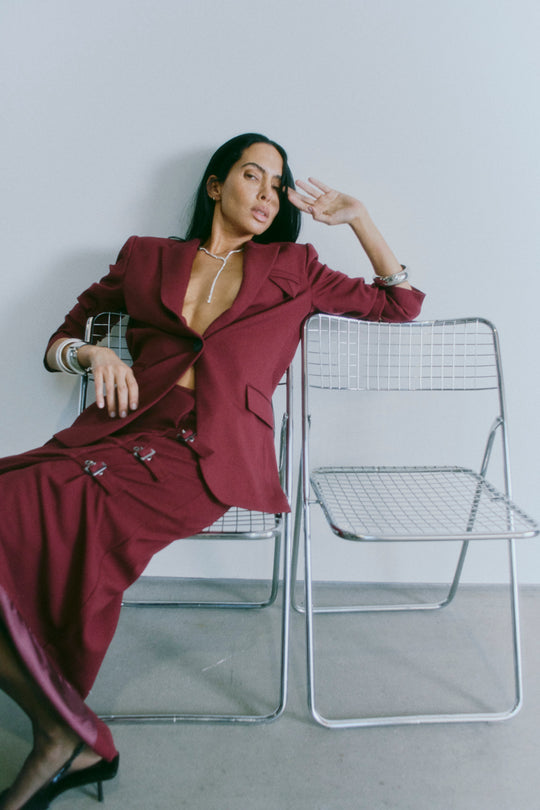 CMTAILOR - BLAZER I RØD