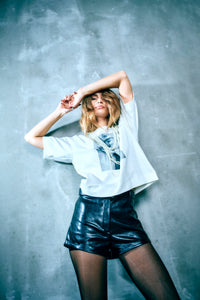 CMMUSE - T-SHIRT I RÅHVID