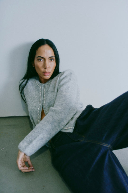 CMIBRA - CARDIGAN I GRÅ