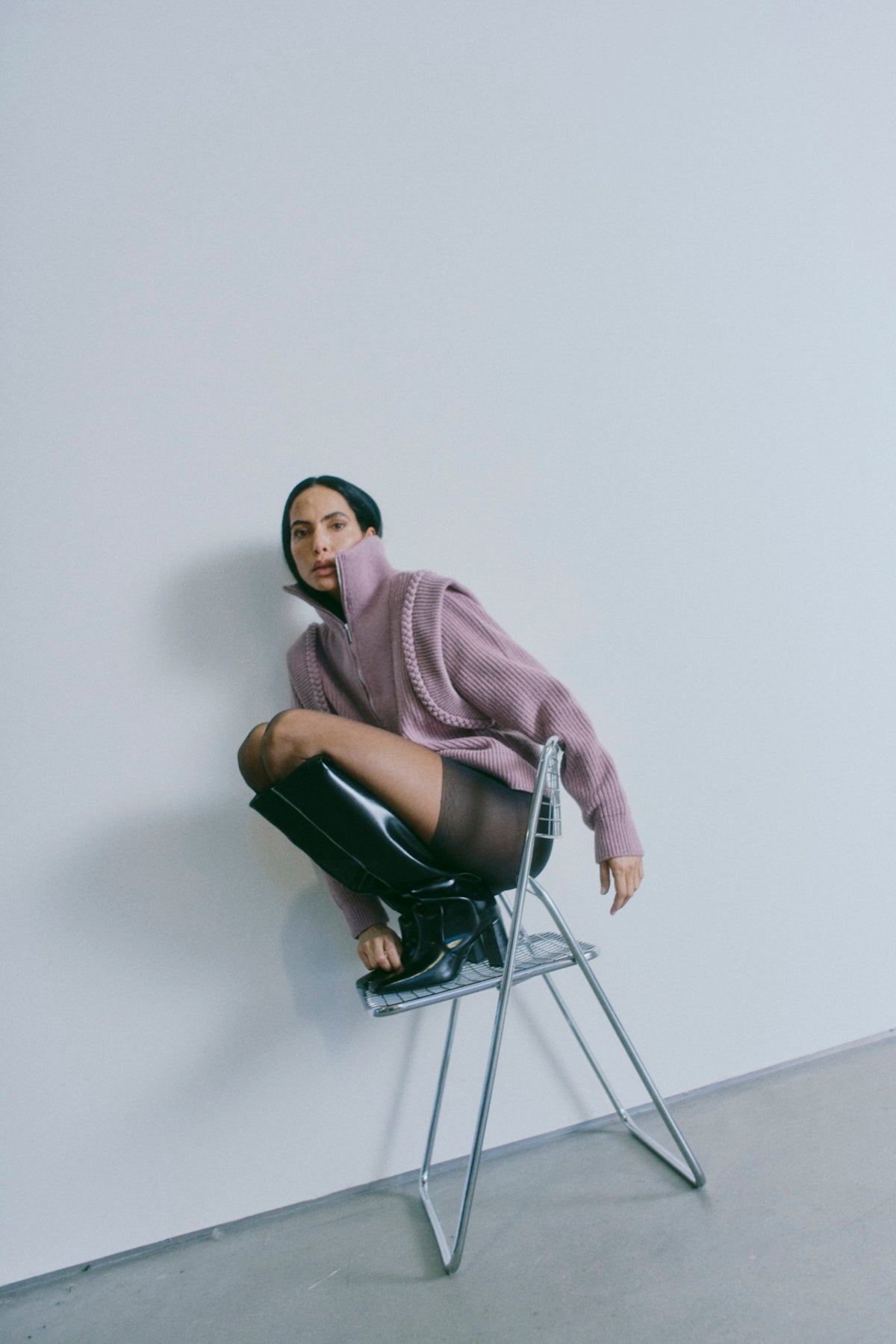 CMYARI - PULLOVER I LILA