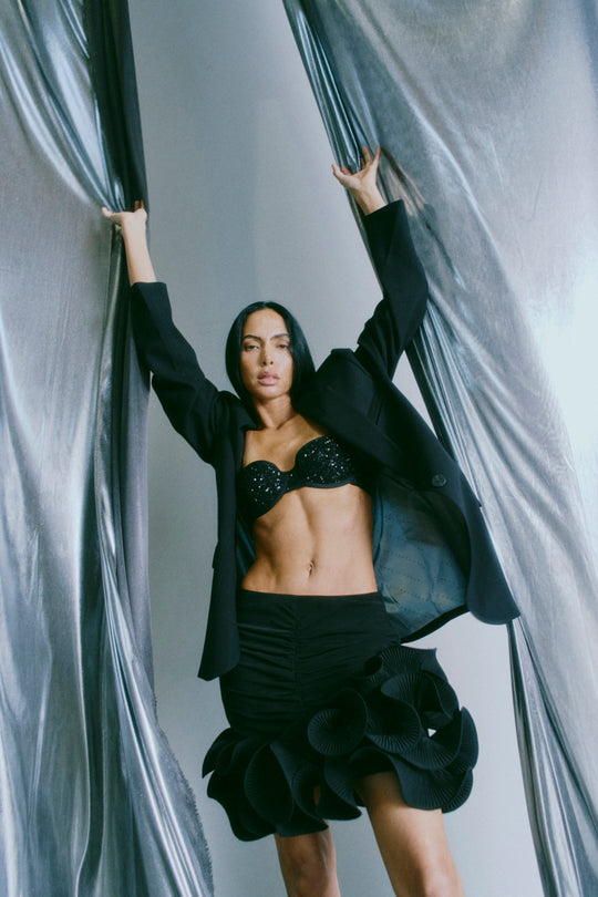 CMELLIE - KORT NEDERDEL I SORT