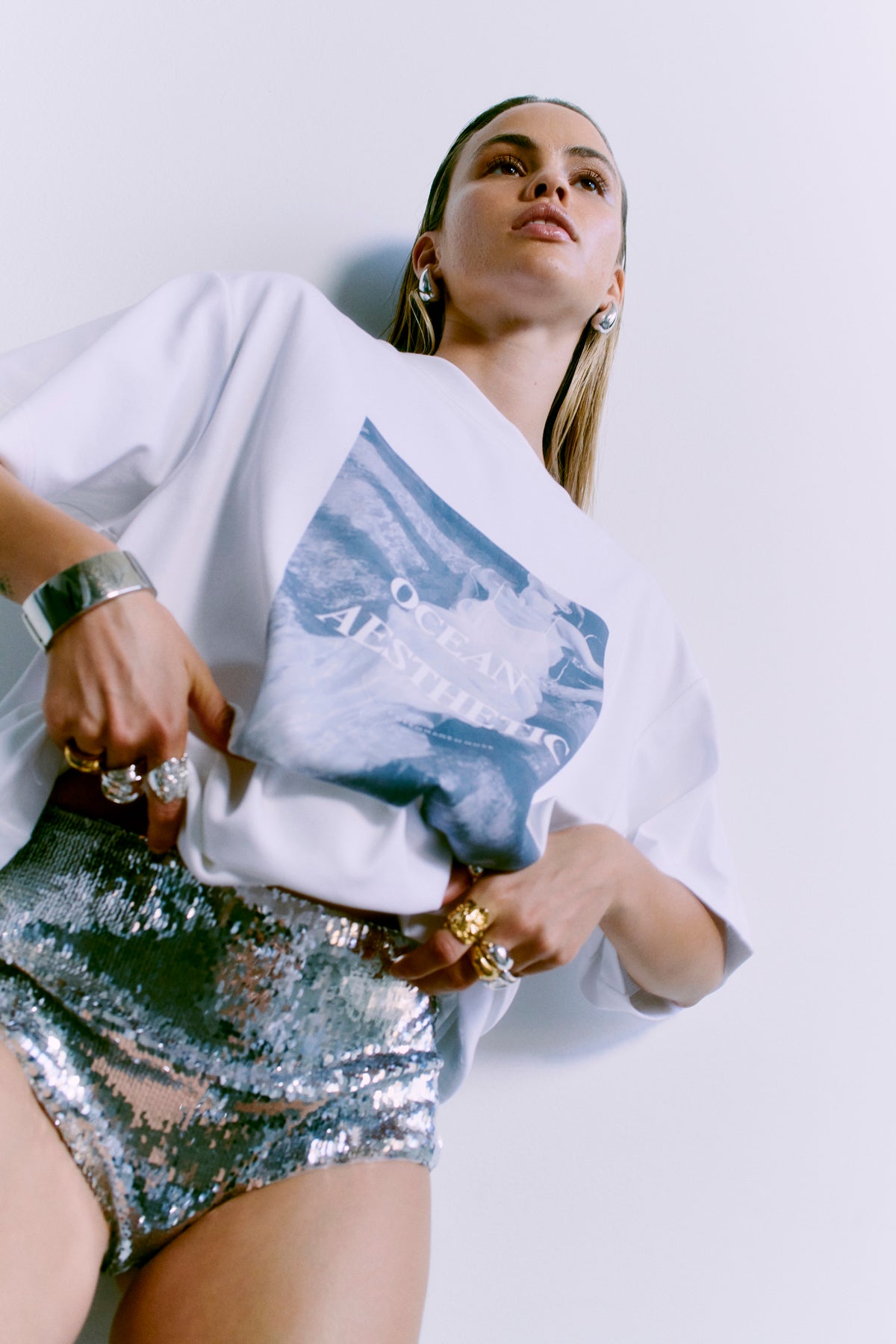 CMMUSE - T-SHIRT I HVID