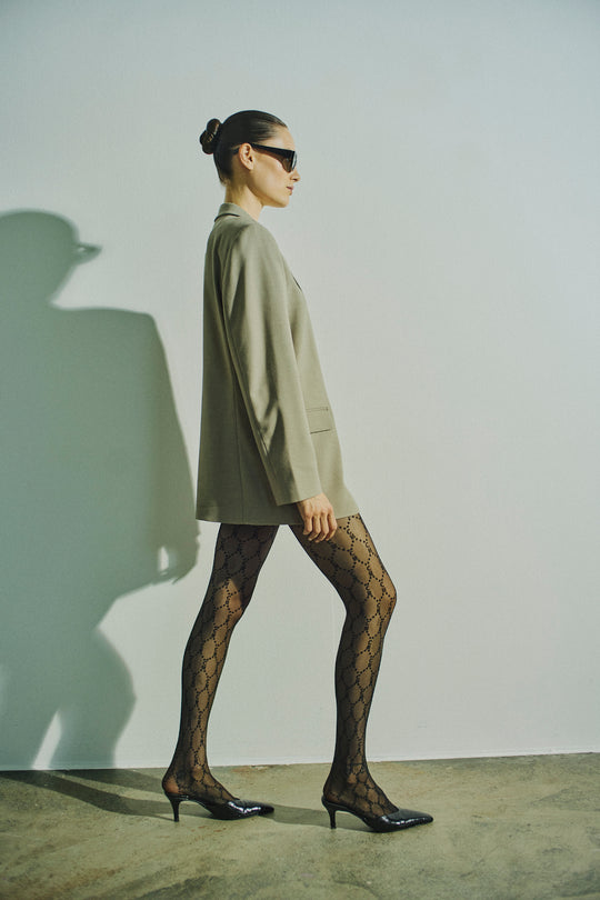 CMLOGO - NYLONSTRØMPER 40 DEN I SORT