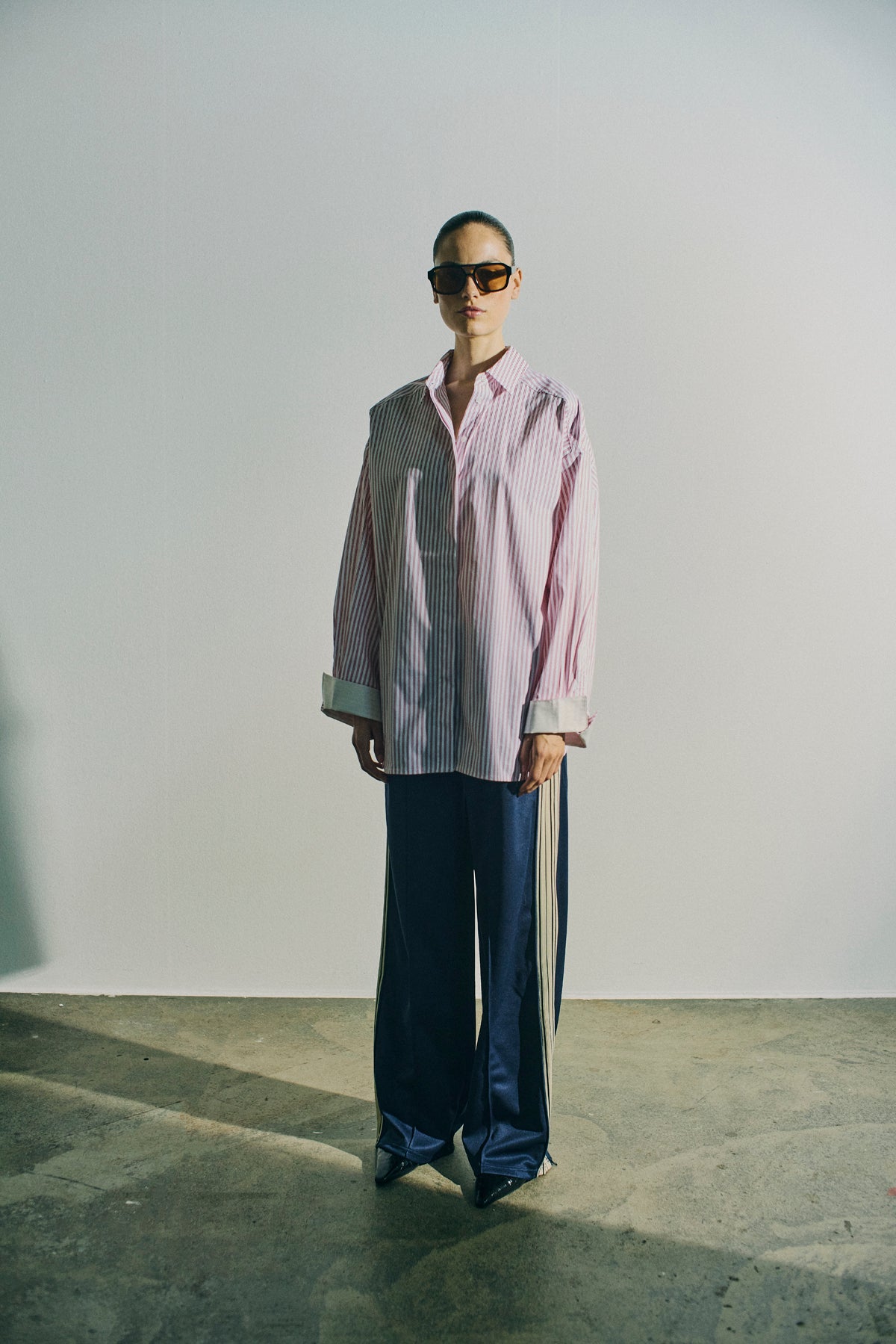 CMADA - TRACK PANTS I BLÅ