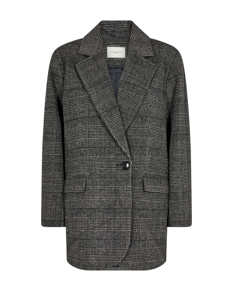 CMJADA - TERNET BLAZER I SORT OG GRÅ