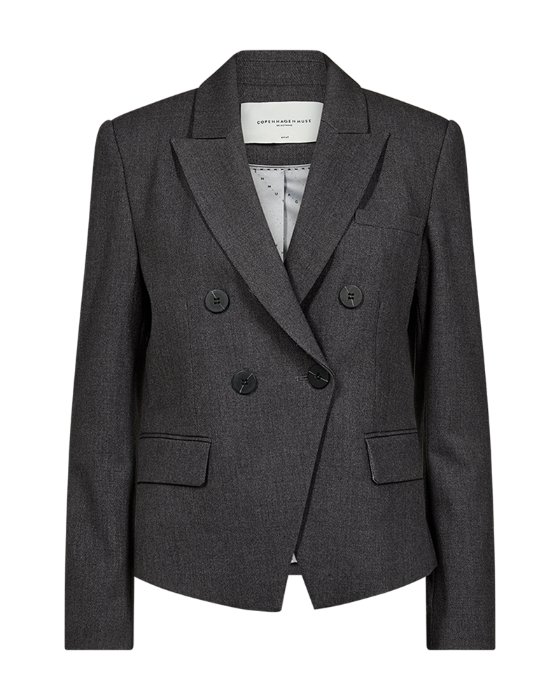 CMTAILOR - DOBBELTRADET KORT BLAZER I GRÅ