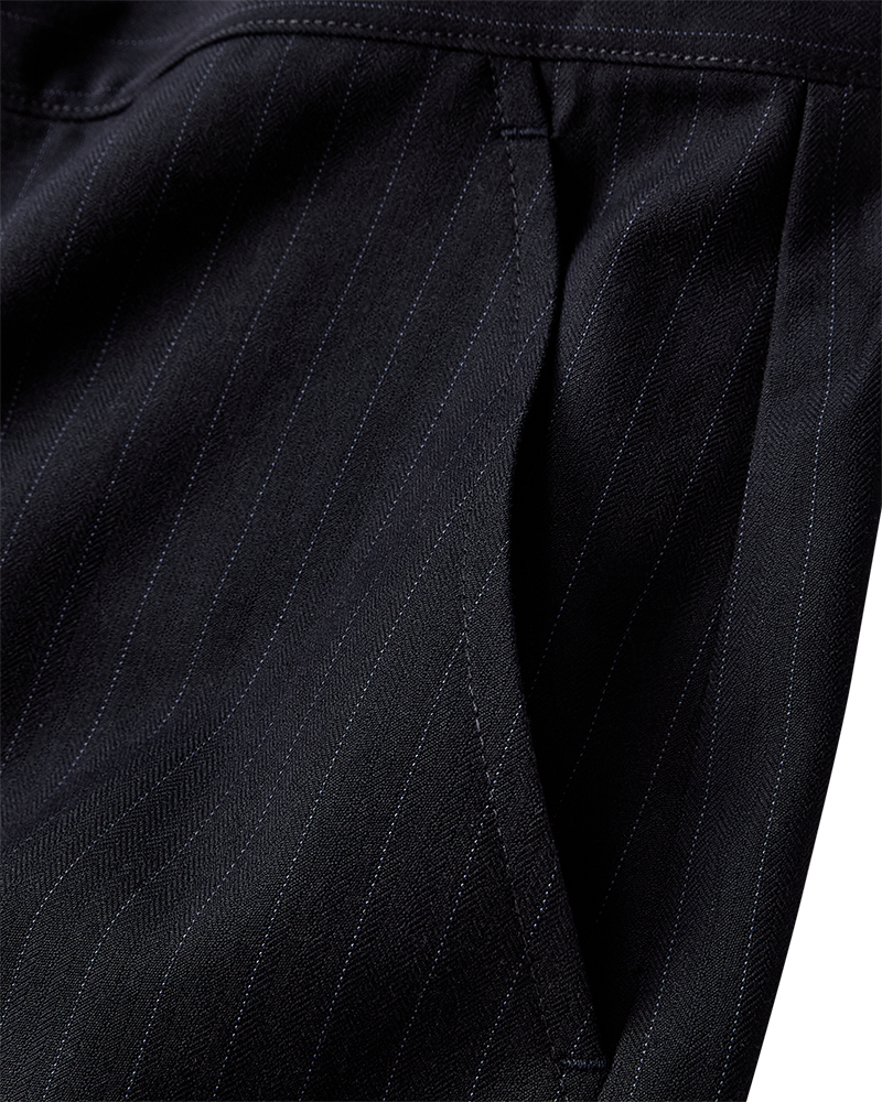 CMSTINA - HØJTALJEDE BUKSER I BLÅ