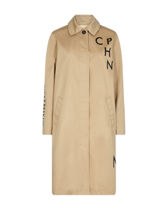 CMPLOT - FRAKKE MED LOGO I BEIGE