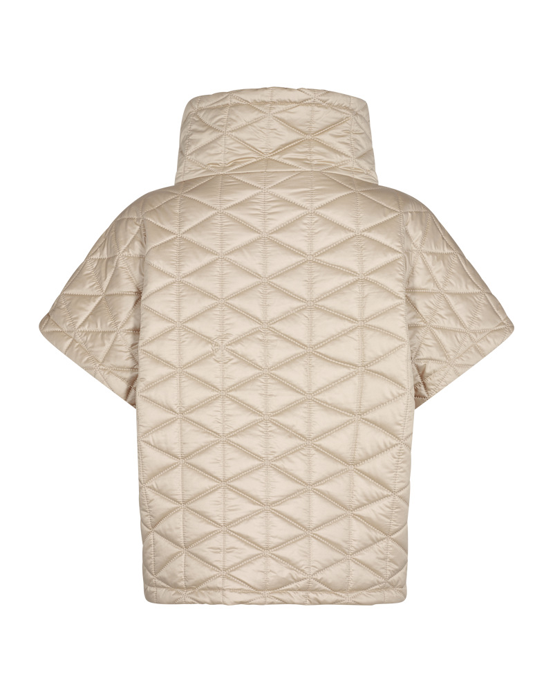 CMNET - KORT VATTERET VEST I BEIGE