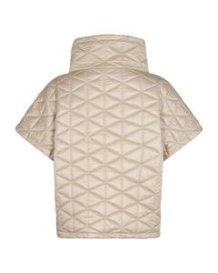 CMNET - KORT VATTERET VEST I BEIGE