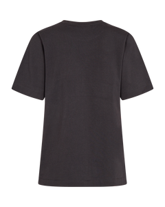 CMVELA - T-SHIRT MED LOGO I SORT