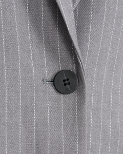 CMTAILOR - LANG BLAZER I GRÅ