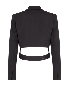 CMTAILOR - KORT BLAZER I SORT