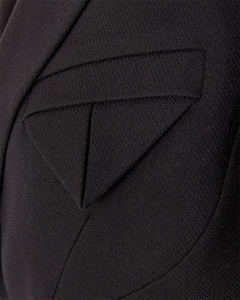 CMTAILOR - KORT BLAZER I SORT