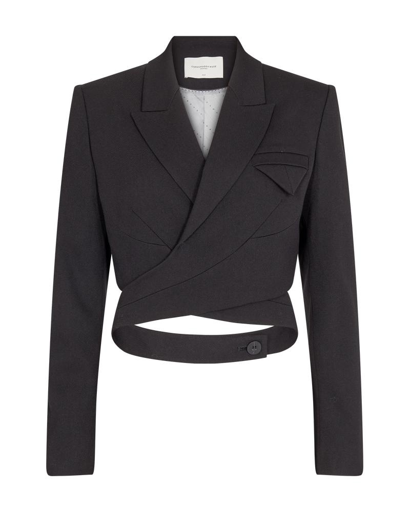 CMTAILOR - KORT BLAZER I SORT