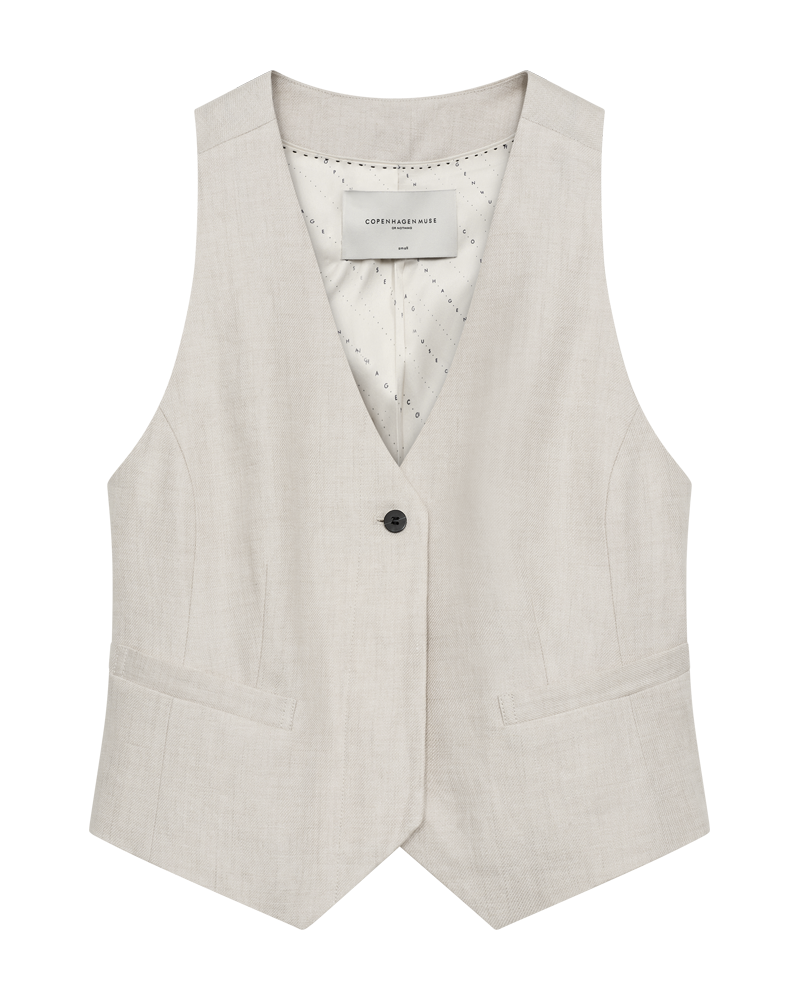 CMNATURE - HØRVEST I BEIGE,RÅHVID