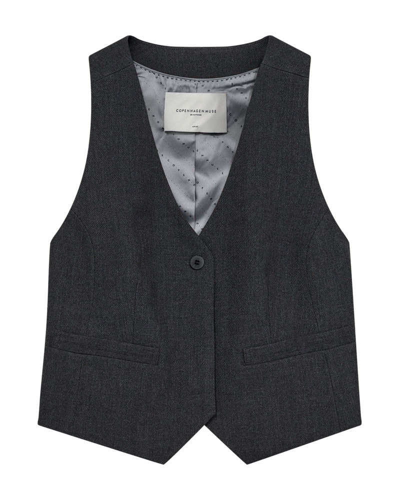 CMTAILOR - VEST I GRÅ