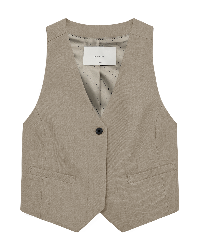 CMTAILOR - VEST I BEIGE