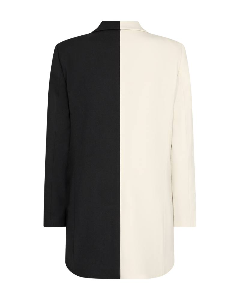 CMTAILOR - LANG BLAZER I GRÅ,RÅHVID