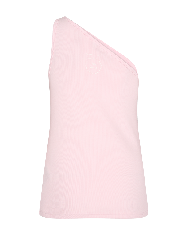 CMSIV - ONE SHOULDER TOP I ROSA