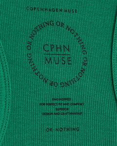 CMSIV - TOP MED CUT-OUT I GRØN