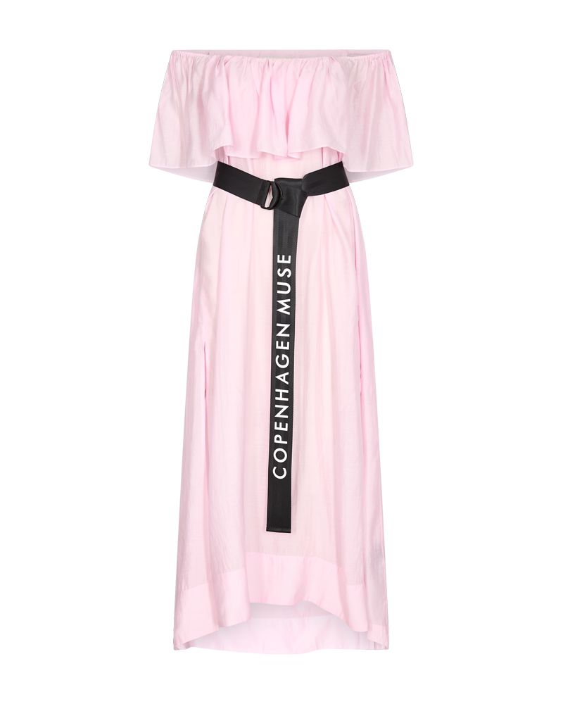 CMMOLLY - OFF-SHOULDER KJOLE I ROSA