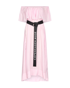 CMMOLLY - OFF-SHOULDER KJOLE I ROSA