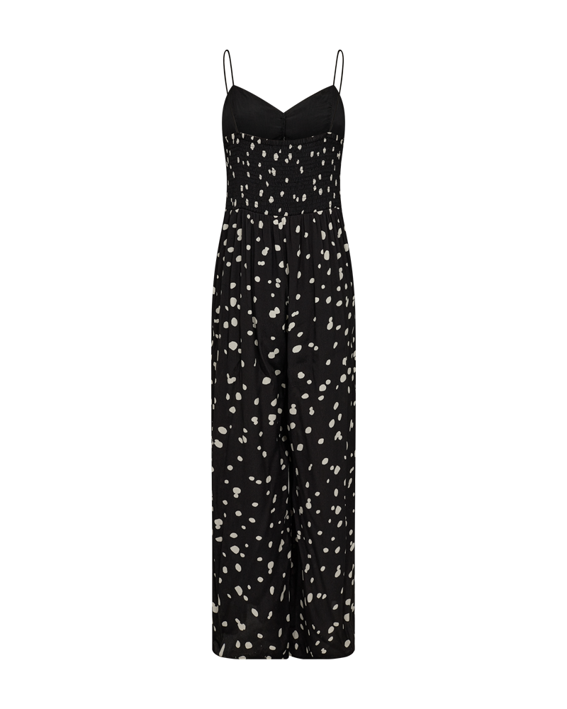 CMHOPPA - JUMPSUIT MED PRIKKER I SORT