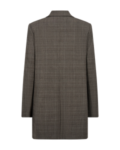 CMTAILOR - TERNET BLAZER I SORT,RÅHVID