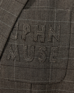 CMTAILOR - TERNET BLAZER I SORT,RÅHVID