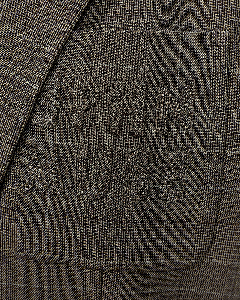 CMTAILOR - TERNET BLAZER I SORT,RÅHVID