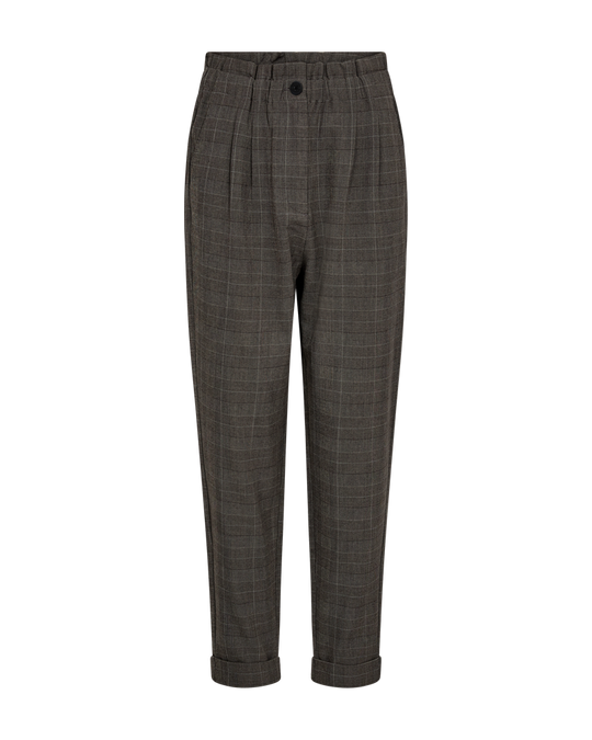 CMTAILOR - TERNET BUKSER I SORT,RÅHVID