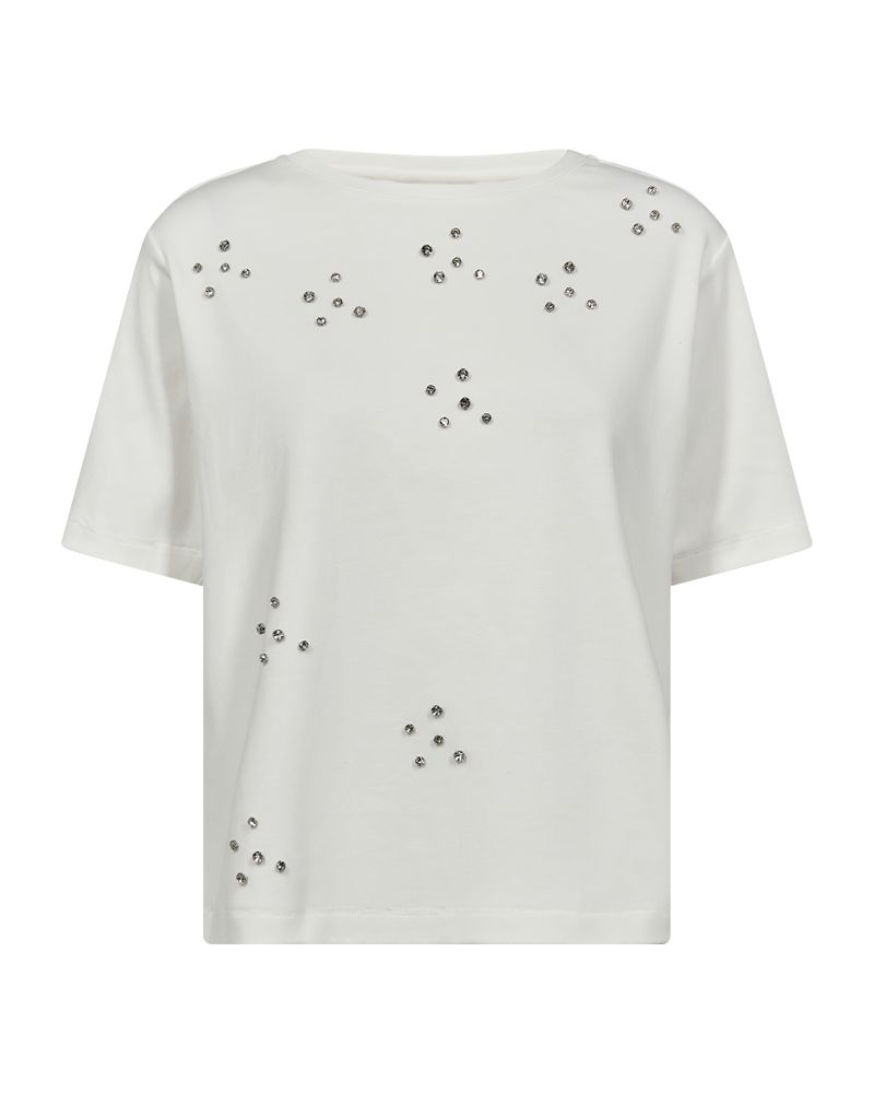 CMMUSE - T-SHIRT I RÅHVID
