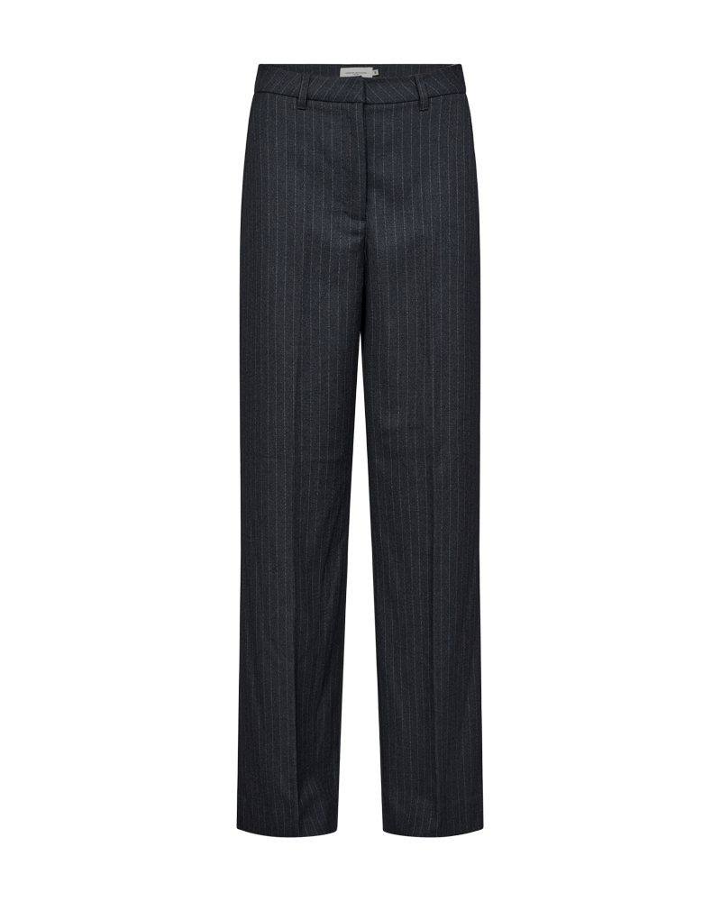 CMTAILOR - PINSTRIPE VIDDE BUKSER I GRÅ