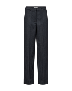 CMTAILOR - PINSTRIPE VIDDE BUKSER I GRÅ